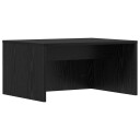 vidaXL Veggmontert skrivebord Svart Eik 60 x 45 x 30 cm Konstruert tre