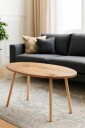 Sofabord Hanah Home Peka Low (90 x 60 x 50 cm) Furu - Furu