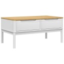 Salongbord FLORO hvit 99x55,5x45 cm heltre furu 374018