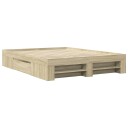  Sengeramme uten madrass sonoma eik 150x200 cm konstruert tre 8721102854705