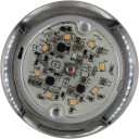 Lampe hvit/blå LED m/bryter Procyon II krom