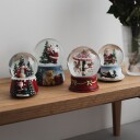 Seasons GLASSKULE KARUSELL MED SNØ 15 CM