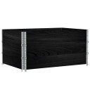 Plantekasse svart 120x80 cm heltre furu