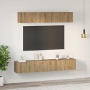  TV benk sett 5 pcs artisan eik Medium 80 x 30 x 30 cm
