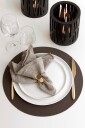 Zelected by Houze   Bordbrikke Leone 4 pk   Brun