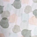 Borg Living Tekstil voksduk med akrylbelegg   Leaf multi   140 cm bred   På metermål