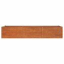 vidaXL Plantekasse grå 240x80x45 cm cortenstål