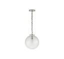 Katie Globe takpendel nickel/klarglas
