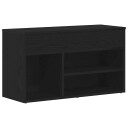 Benk for gangen   Svart eik 60x30x45 cm i ingeniørtre