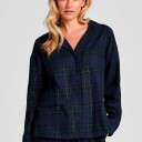Hunkemöller Jacket Ls Flannel Twill Check   Multi/patterned   S