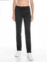 Replay Zolie Trousers Straight Leg High Waist Hyperflex Colour Xlite Grey 31 x 32