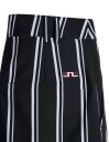 J. Lindeberg 30Y Carmen Striped Long Shorts Black 28