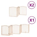 Vidaxl Hundeport Sammenleggbar 12 Paneler 300 cm Poppeltre