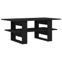  Kaffebord Svart Eik 102x55x42 cm Konstruert Tre