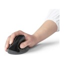 Kenson Comfi 2 Ergonomisk Vertikal Trådløs Mus med 6 Knapper - Svart
