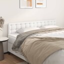  Hodegavler 2 stk hvit 90x5x78/88 cm kunstlær