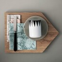 Ferm Living servietter   marble