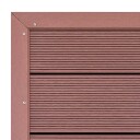 vidaXL Gulvelement for soldusj brun 101x63x5,5 cm WPC