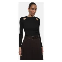Imperial Dame Strikkevarer Svart M,