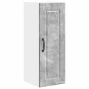  Kjøkkenskap med hylle Betonggrå 30 x 31 x 80 cm Konstruert tre