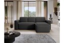 Ume 4 seter Sofa med Sjeselong   Mørk grå