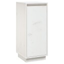 vidaXL Skjenk hvit 31,5x34x75 cm heltre furu