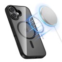 Tech Protect iPhone 17 Magmat Deksel   MagSafe kompatibel   Svart / Klar