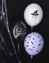 6 stk 30 cm Ballonger Ballongbukett med Hekse tema