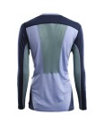 Aclima  LightWool sportshirt W´s Dame 332 Purple Impr/Navyblazer/Northatlantic XL
