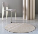 Heymat Løype Sunny Yellow dørmatte Ø100 cm