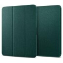 iPad Pro 13 (2024) Spigen Urban Fit Smart Folio-deksel Mørkegrønn