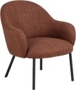 Spencer lenestol loungestol stoff oransje.