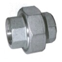 Rustfri union m/muffe 1"