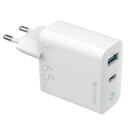 Laptop og mobillader 65W GaN