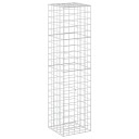 vidaXL Gabion med 5 mm tråd og 10x10 cm mesh 50x50x200 cm