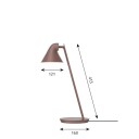 Louis Poulsen NJP Mini Bordlampe Rosebrown