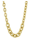 BUD TO ROSE Ridge Mix Chunky Necklace Gold |Guld |One Size