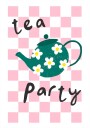 Tea Party Plakat / 100x150cm