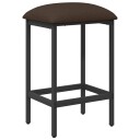 vidaXL Barstol Gråbrun 40 x 32 x 74 cm Konstruert tre