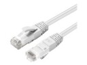 MicroConnect - Koblingskabel - RJ-45 (hann) til RJ-45 (hann) - 50 cm - 5 mm - UTP - CAT 6a - halogenfri, innendørs, formstøpt, rund, uten hindringer - hvit