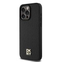 iPhone 15 Pro Max DKNY Repeat Pattern Stack Logo Deksel - MagSafe-kompatibel - Svart
