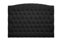 Sengegavl Abelie 160 cm Buet   Svart