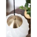Halo Design Twist Taklampe Ø15 Opal/ Messing