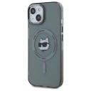 Karl Lagerfeld iPhone 15 6,1" Hardcase Choupette Head MagSafe Svart