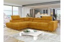 Gabina Sofa med Sjeselong 3 seter   Gul