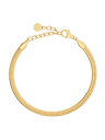 Edblad Herringbone Bracelet Gold Gull ONE SIZE