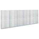 vidaXL Gabion med 3,5 mm wire og 5x2,5 cm nett 550x30x200 cm
