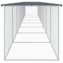 Vidaxl Kyllingbur Med Tak Antrasitt 803X98X90 cm Galvanisert Stål