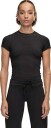 Casall Defined Rib Tee   Black   L