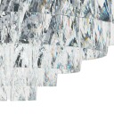 Valparaiso taklampe krom Ø 58 cm metall – Stars of Light   Stue   Glass   Med flere lyskilder
